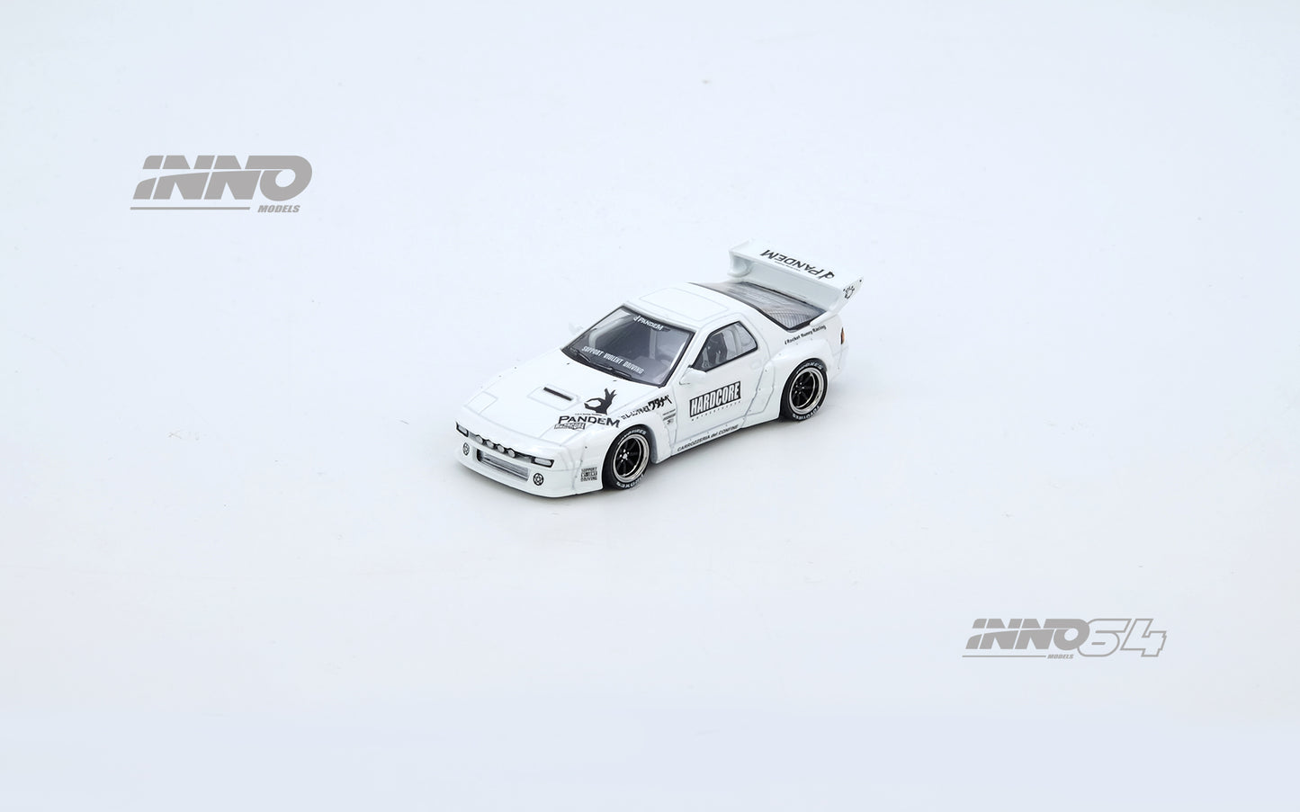 INNO 1:64 MAZDA RX7 (FC3S) "PANDEM AERO" Widebody Kit (IN64-RX7FCP-WHI1) Diecast Car Model Available In May 2025 Pre Order Now