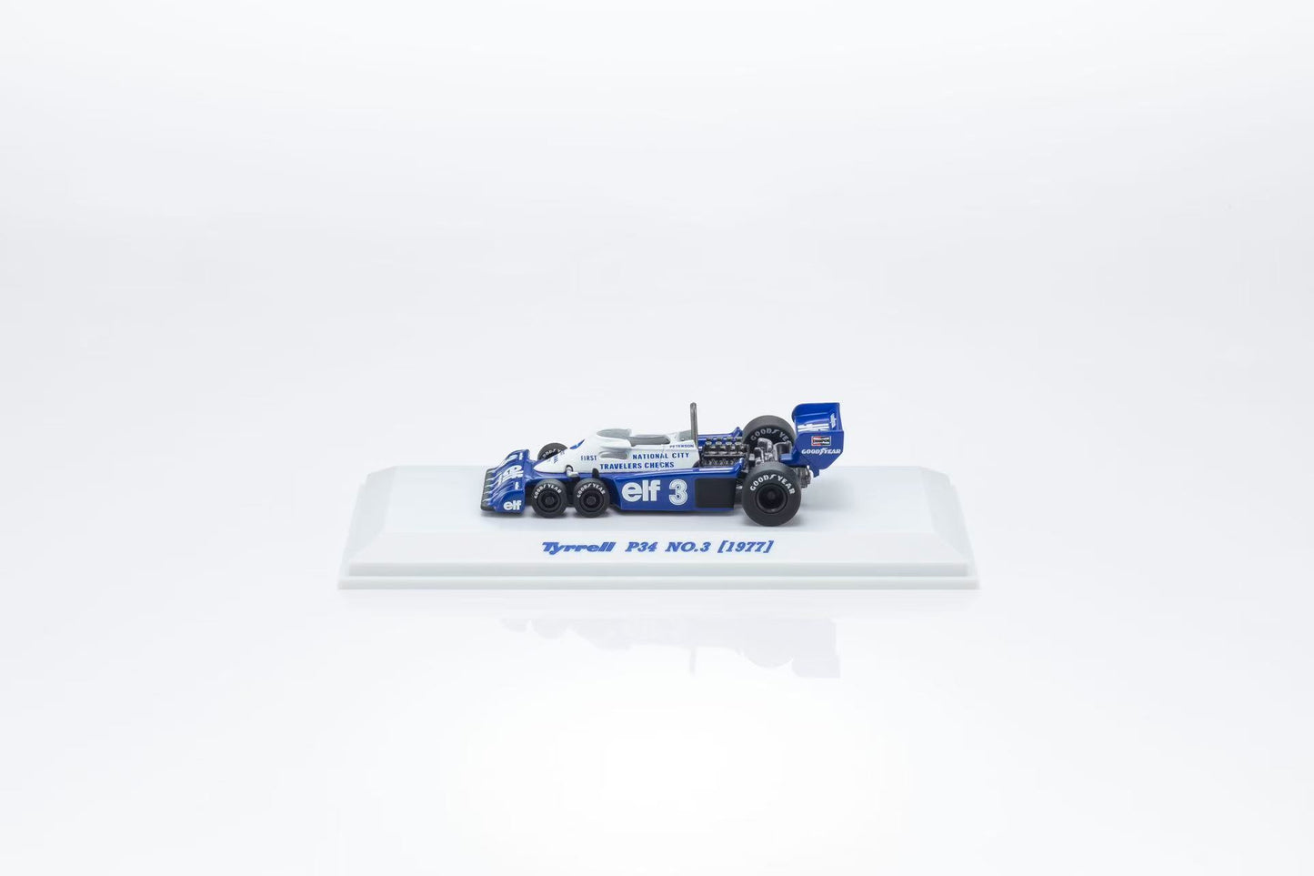 Kyosho 1:64 TYRRELL P34 (1977) No.3 (07038B3) Diecast Car Model Available In May 2025 Pre Order Now