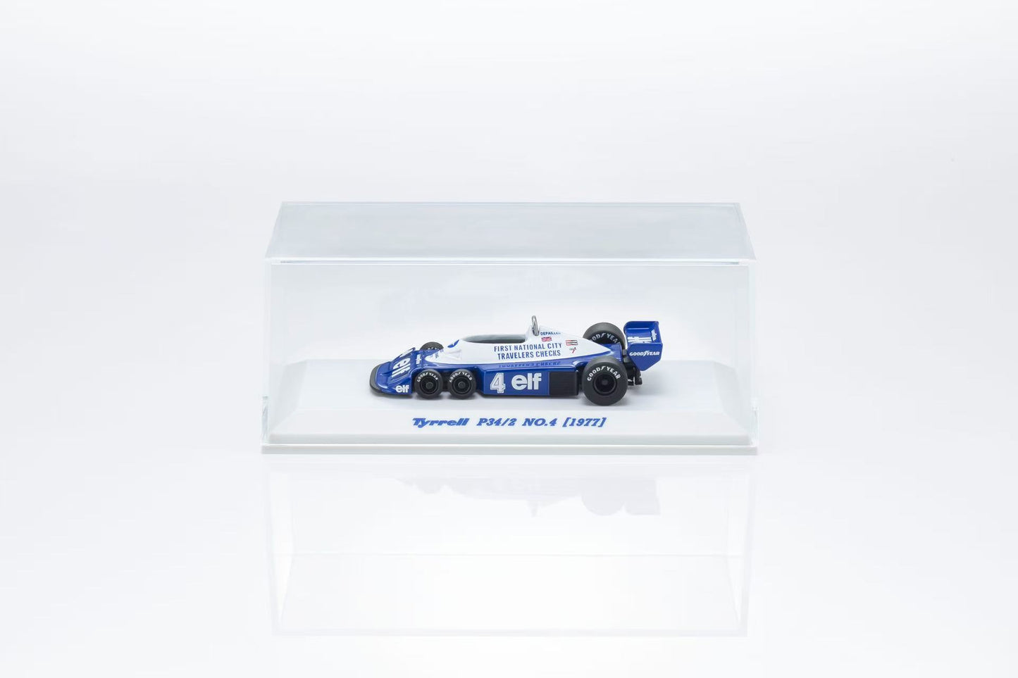 Kyosho 1:64 TYRRELL P34/2 (1977) No.4 (07038B6) Diecast Car Model Available In May 2025 Pre Order Now