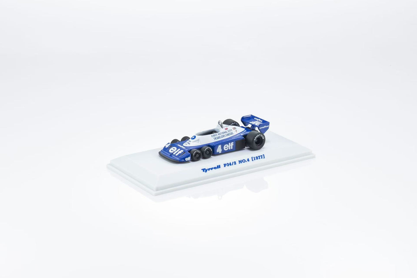 Kyosho 1:64 TYRRELL P34/2 (1977) No.4 (07038B6) Diecast Car Model Available In May 2025 Pre Order Now