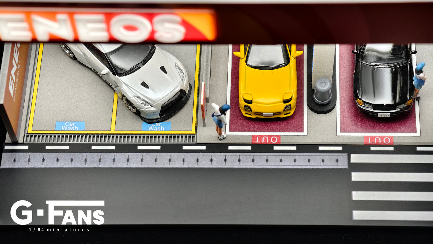 G-fans 1:64 ENEOS Gas Station (710038) Building Scene Model Available In September 2025 Pre Order Now