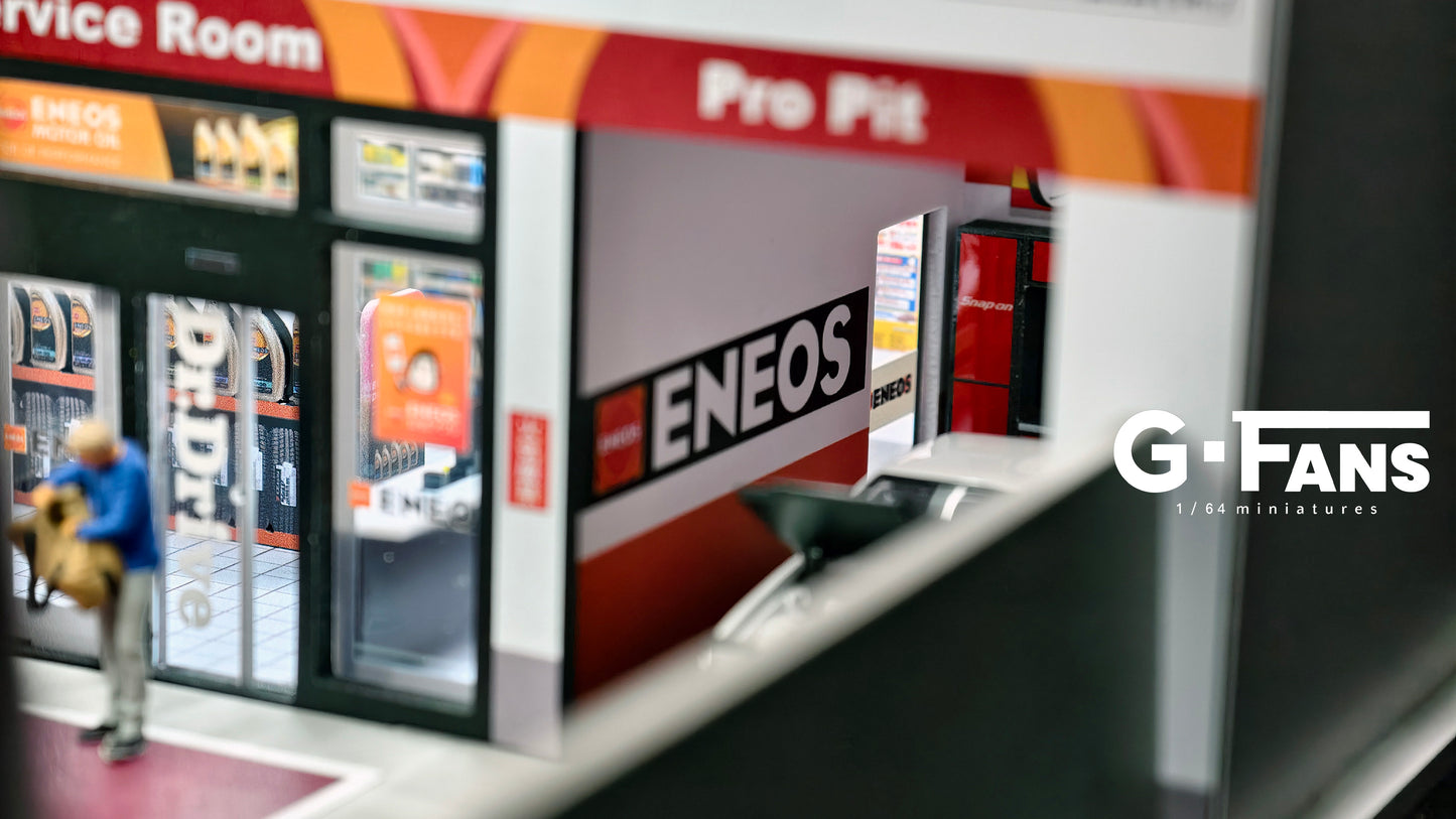 G-fans 1:64 ENEOS Gas Station (710038) Building Scene Model Available In September 2025 Pre Order Now