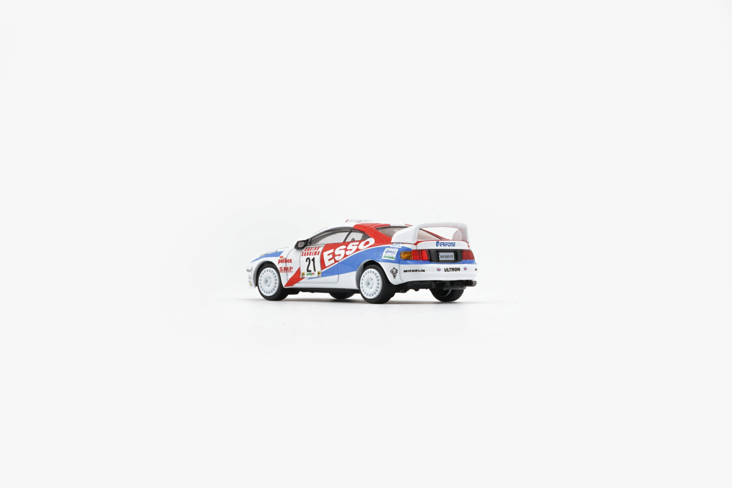 BM Creations 1:64 Toyota Celica ST205 -Rallye Sanremo -Rallye d'Italia 1996 LHD_#21 (ESSO) (64B0421) Diecast Car Model Available In July 2025 Pre Order Now
