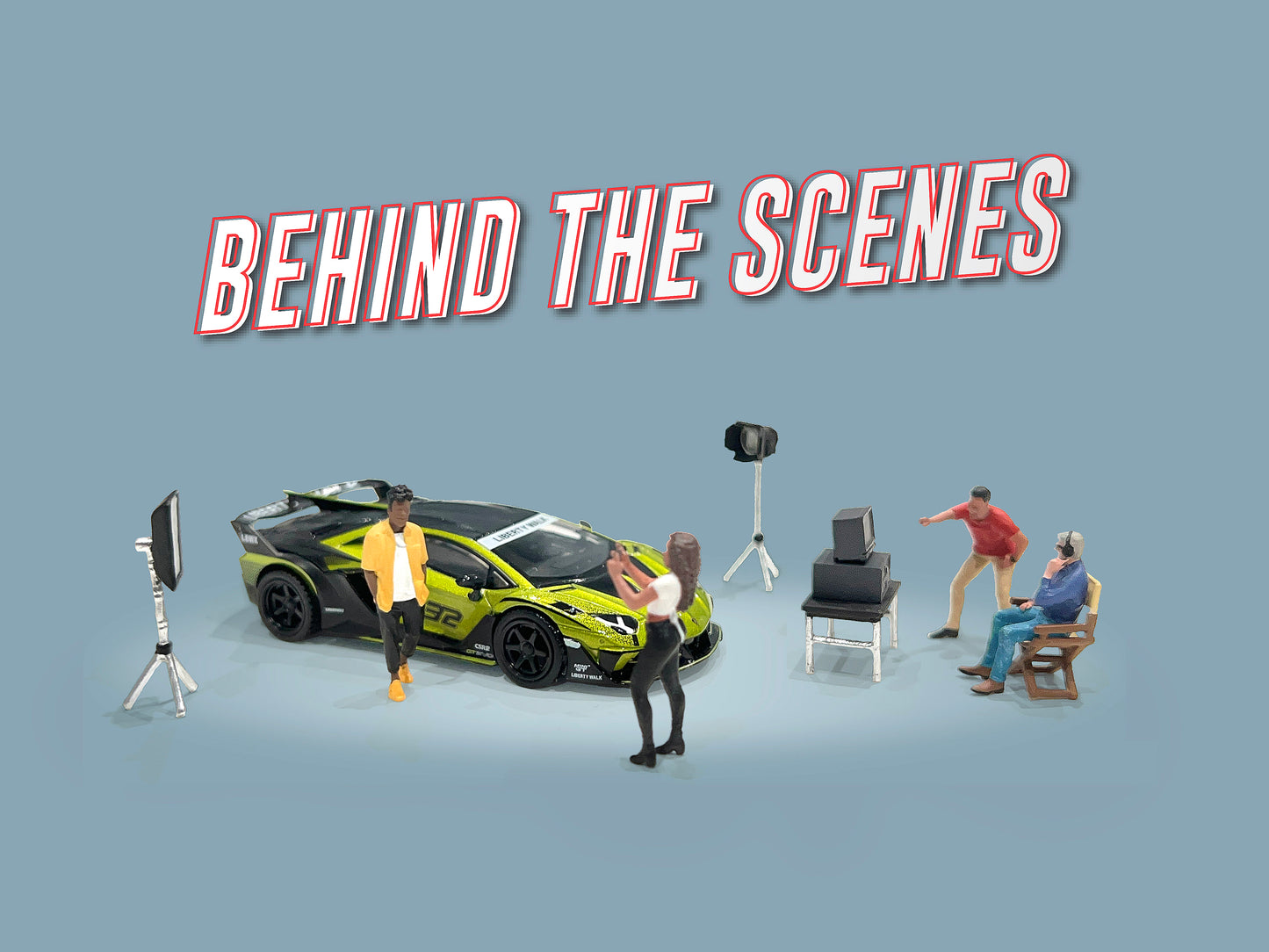 American Diorama 1:64 Figures set - Kakkoii / Behind the Scenes (AD-2425MJ / AD-2426MJ) Diecast Model Available In June 2025 Pre Order Now
