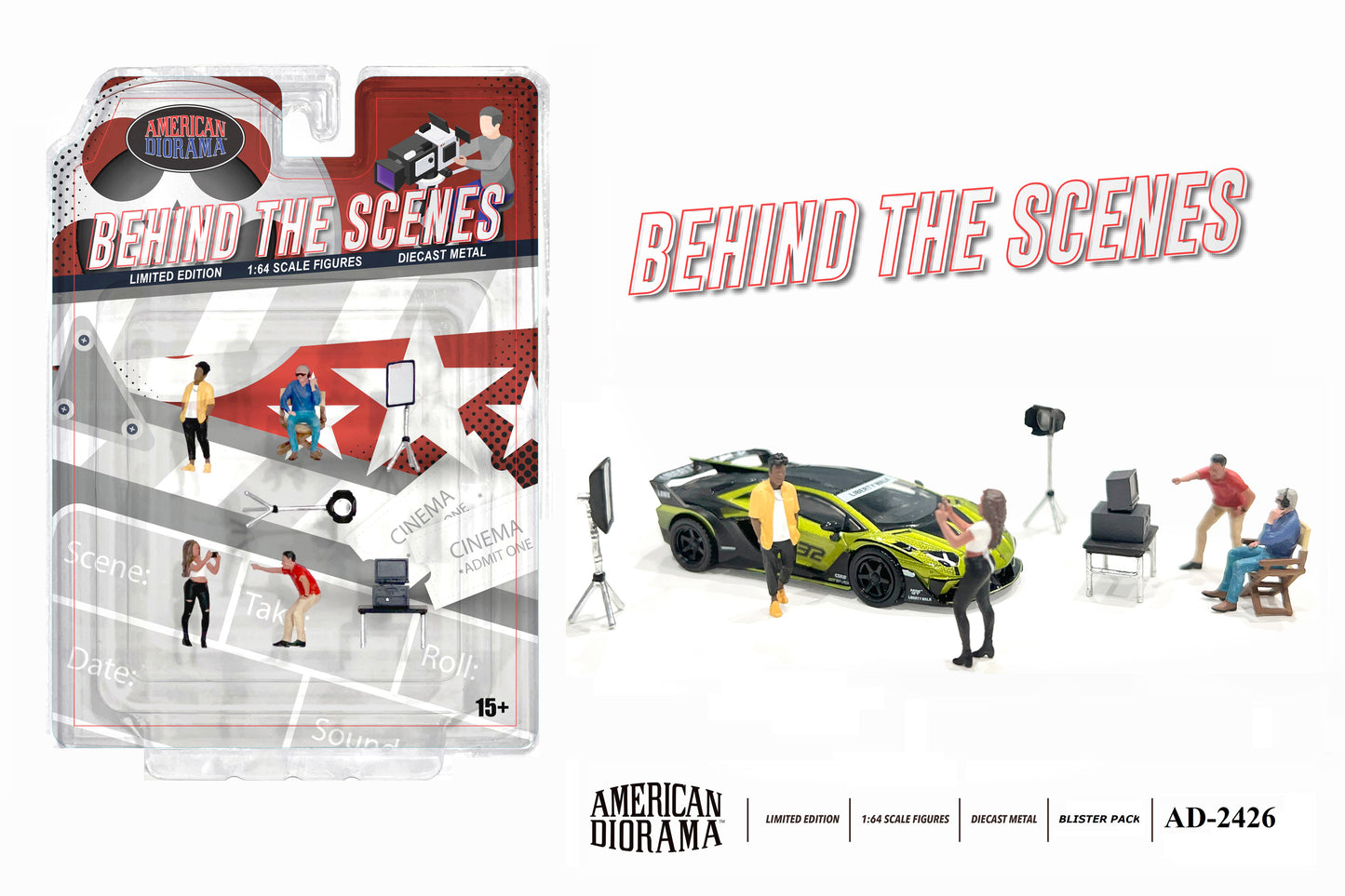 American Diorama 1:64 Figures set - Kakkoii / Behind the Scenes (AD-2425MJ / AD-2426MJ) Diecast Model Available In June 2025 Pre Order Now