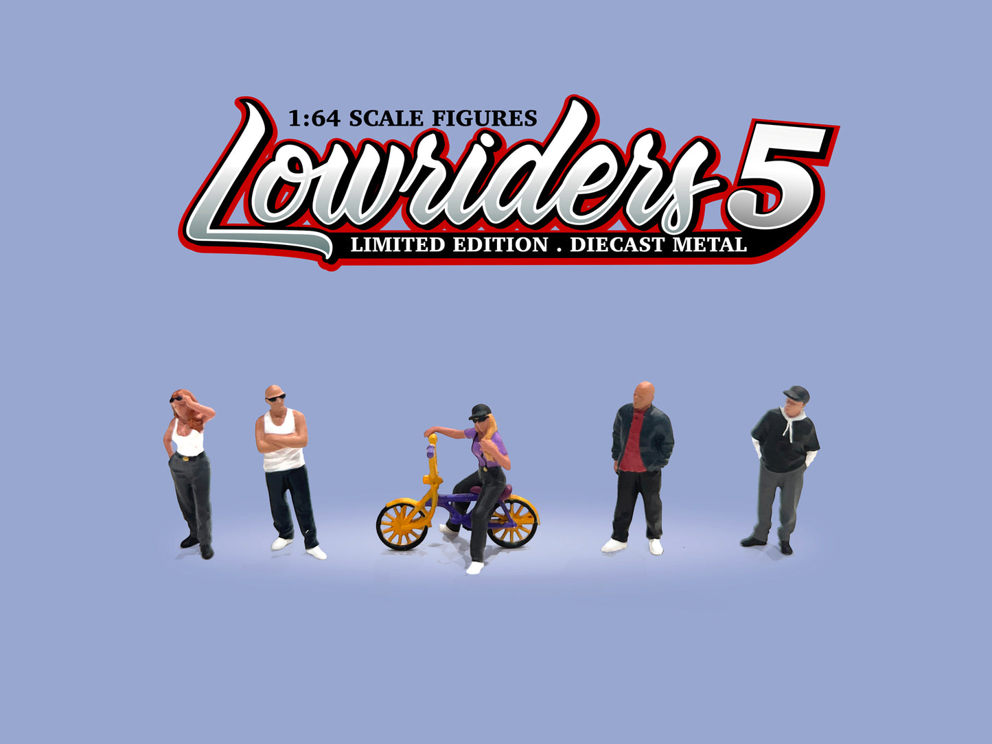 American Diorama 1:64 Figures set - Lowriders 5 / Behind the Scenes 2 ( AD-2427 / AD-2428 ) Diecast Model Available In September 2025 Pre Order Now
