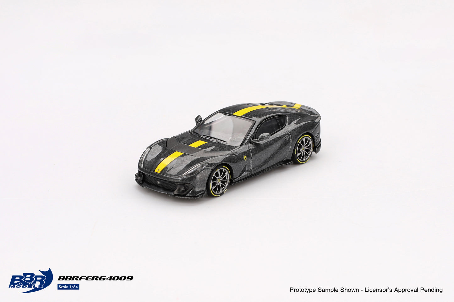 BBR Models 1:64 Ferrari 812 Competizione Grigio Competizione (BBRFER64009) Diecast Car Model Available In July 2025 Pre Order Now