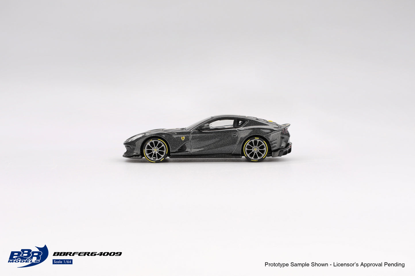 BBR Models 1:64 Ferrari 812 Competizione Grigio Competizione (BBRFER64009) Diecast Car Model Available In July 2025 Pre Order Now