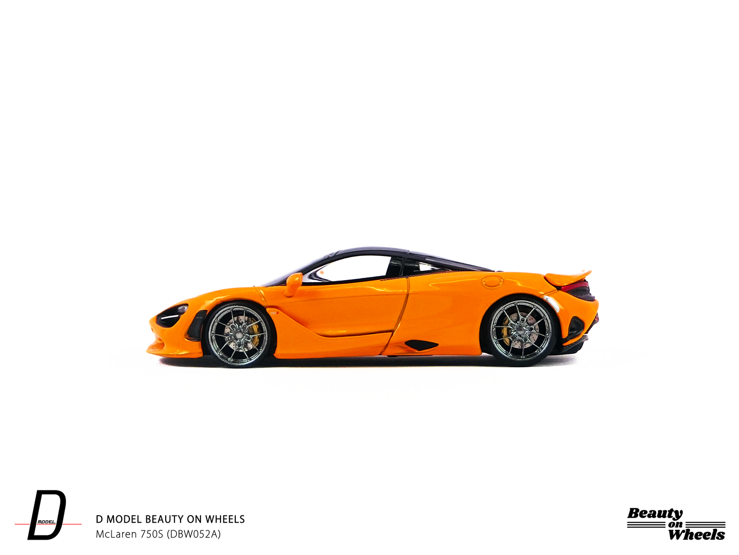 D MODEL 1:64 McLaren 750S Orange (DBW052A) Diecast Car Model Available Now