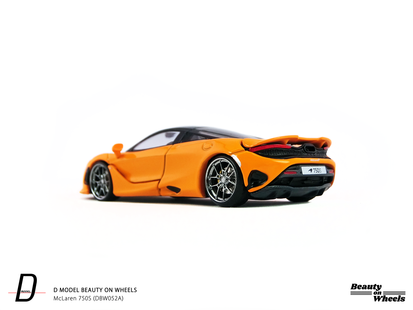 D MODEL 1:64 McLaren 750S Orange (DBW052A) Diecast Car Model Available Now