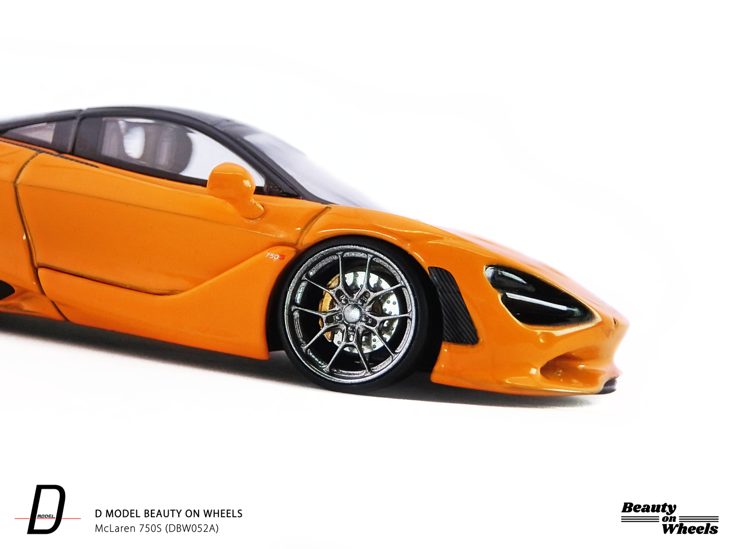 D MODEL 1:64 McLaren 750S Orange (DBW052A) Diecast Car Model Available Now