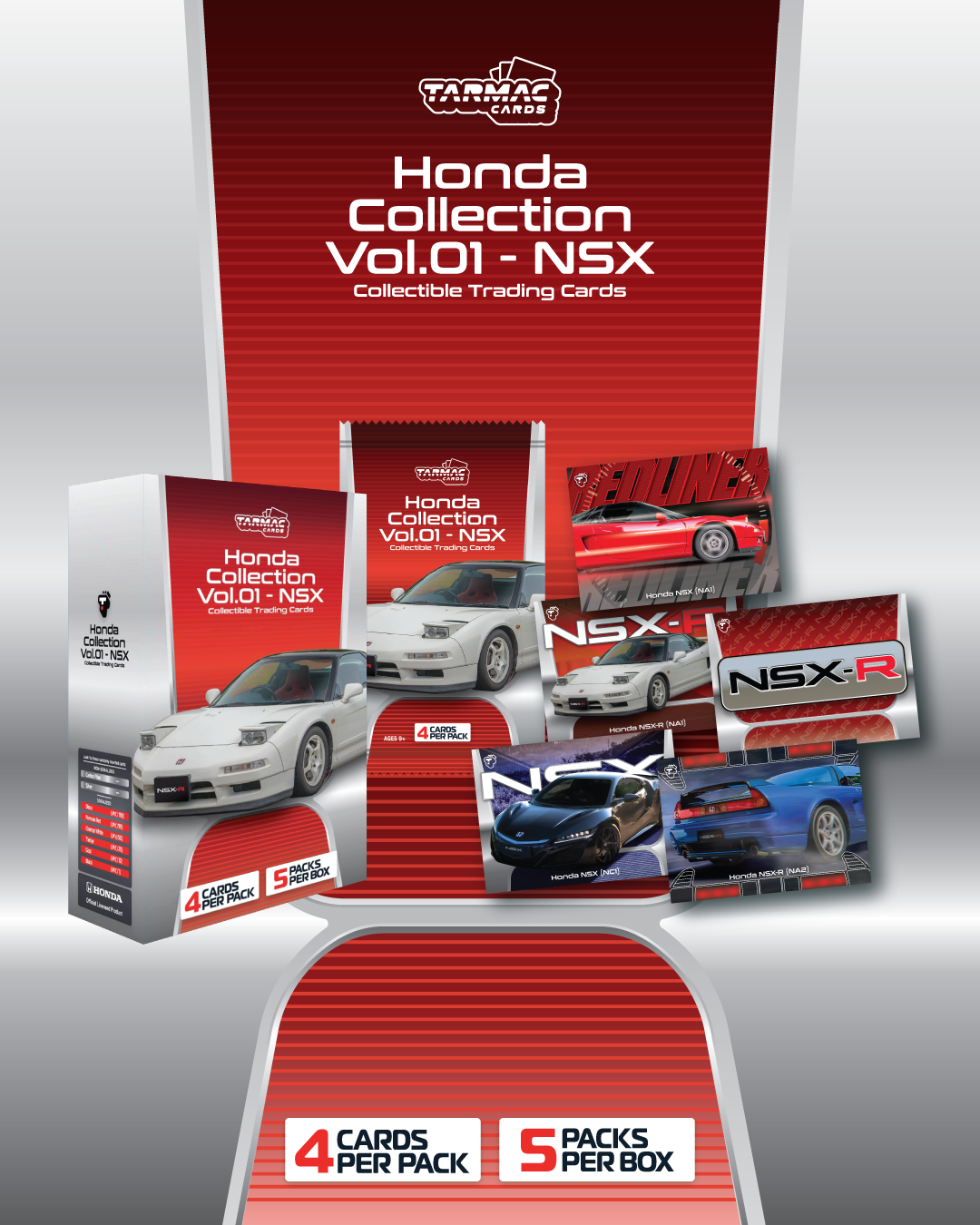 Tarmac Works 1:64 Honda Collection Vol.01 - NSX (TC-HONC-01) Diecast Car Model Available In July 2025 Pre Order Now