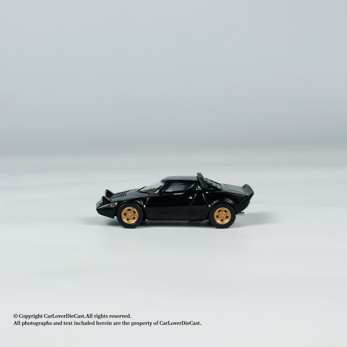 Mini GT 1:64 Lancia Stratos HF Stradale Nero (MGT00846) Diecast Car Model Available Now