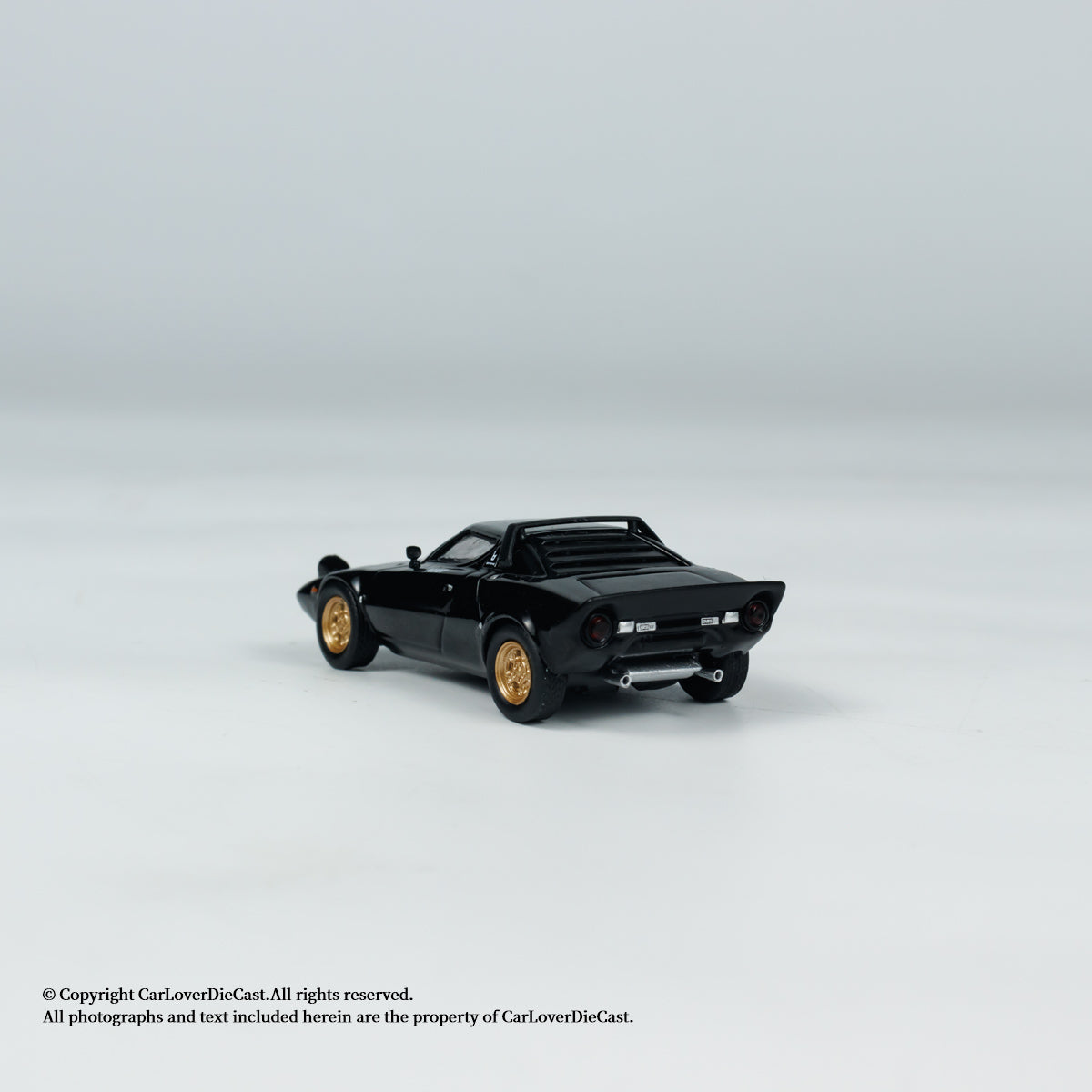 Mini GT 1:64 Lancia Stratos HF Stradale Nero (MGT00846) Diecast Car Model Available Now
