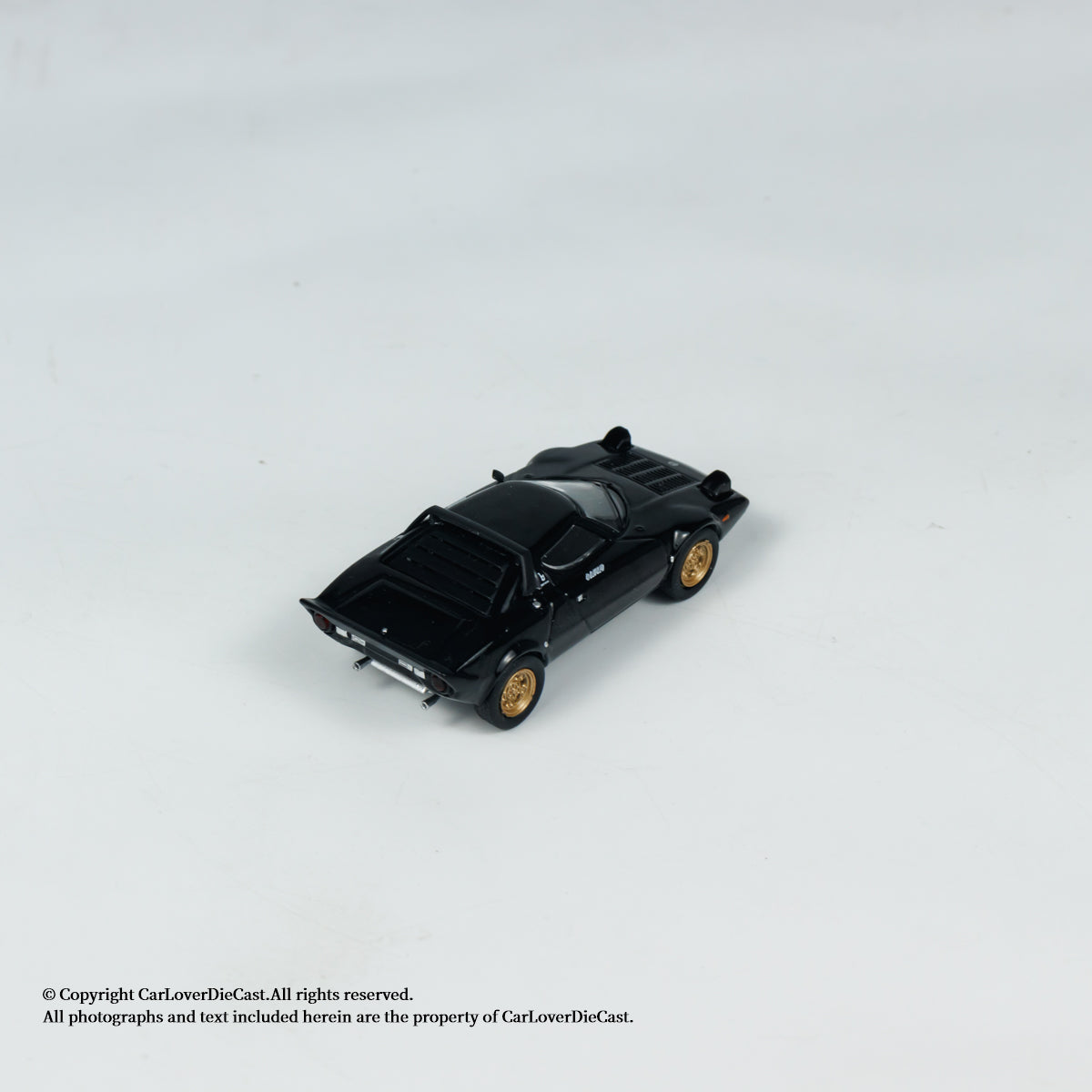 Mini GT 1:64 Lancia Stratos HF Stradale Nero (MGT00846) Diecast Car Model Available Now
