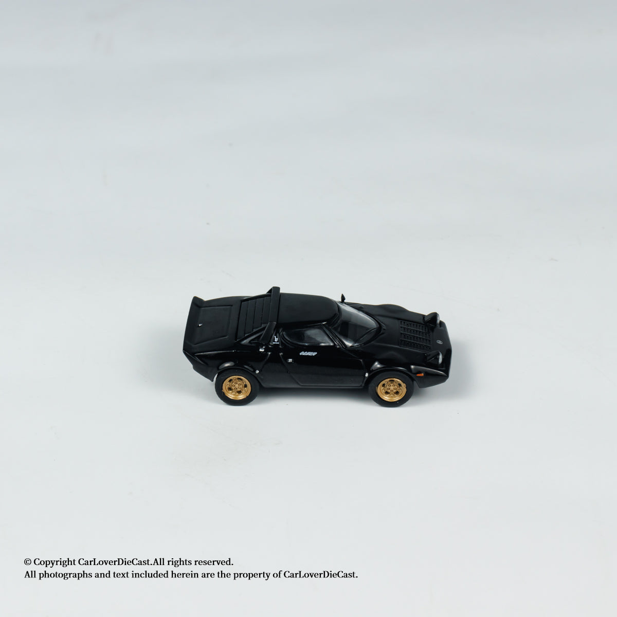 Mini GT 1:64 Lancia Stratos HF Stradale Nero (MGT00846) Diecast Car Model Available Now