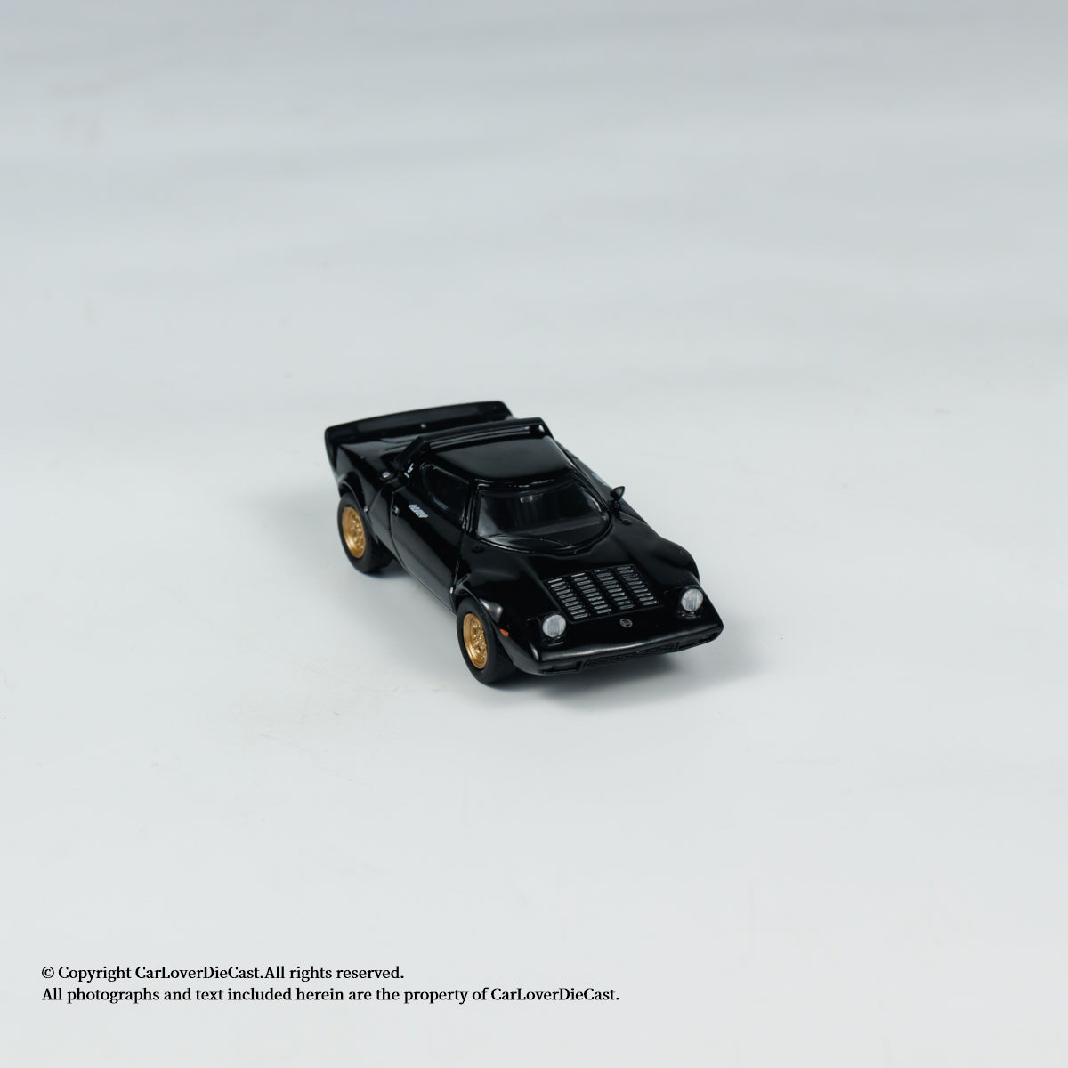 Mini GT 1:64 Lancia Stratos HF Stradale Nero (MGT00846) Diecast Car Model Available Now