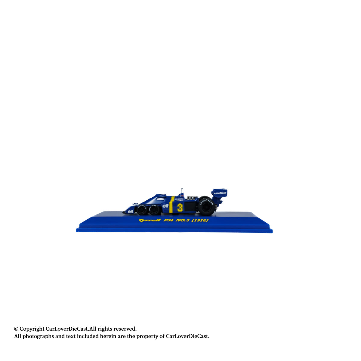 Kyosho 1:64 Tyrrell P34 No.3 1976 Diecast Car Model With Book Simplified Chinese Version (K07038B1-CL) Available Now