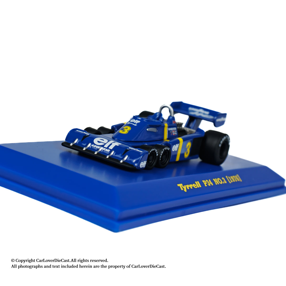 Kyosho 1:64 Tyrrell P34 No.3 1976 Diecast Car Model With Book Simplified Chinese Version (K07038B1-CL) Available Now