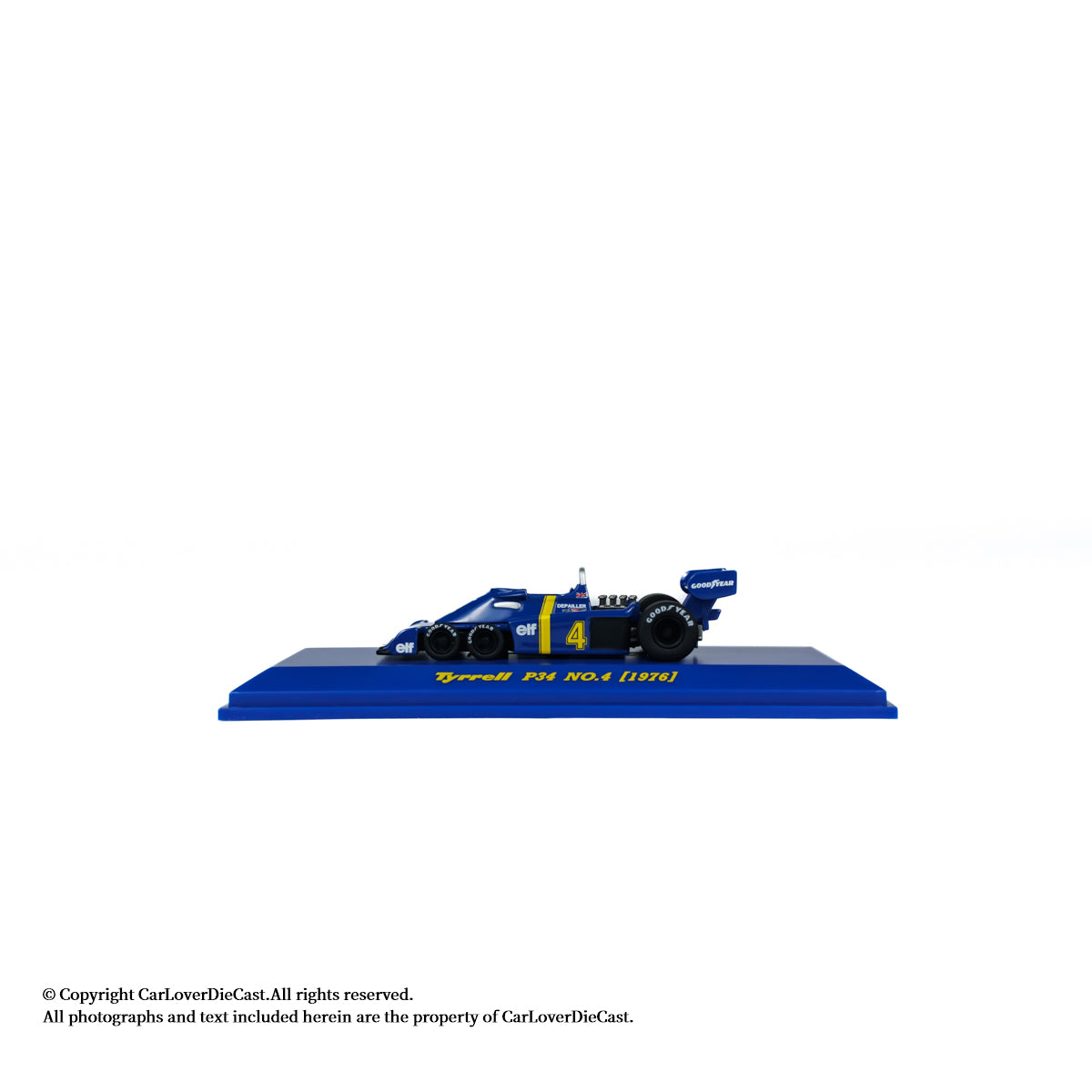 Kyosho 1:64 Tyrrell P34 No.4 1976 Diecast Car Model With Book Simplified Chinese Version (K07038B2-CL) Available Now