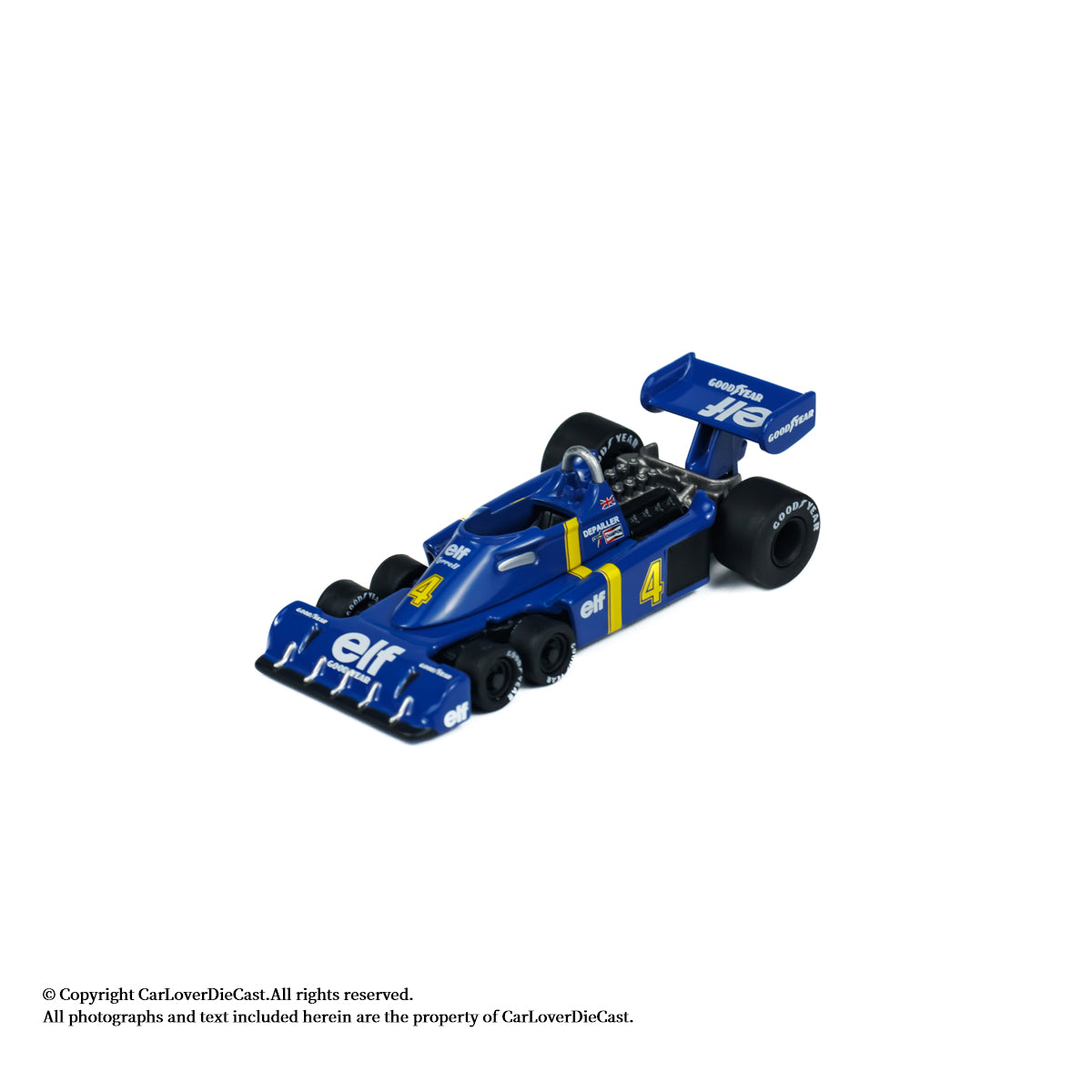 Kyosho 1:64 Tyrrell P34 No.4 1976 Diecast Car Model With Book Simplified Chinese Version (K07038B2-CL) Available Now