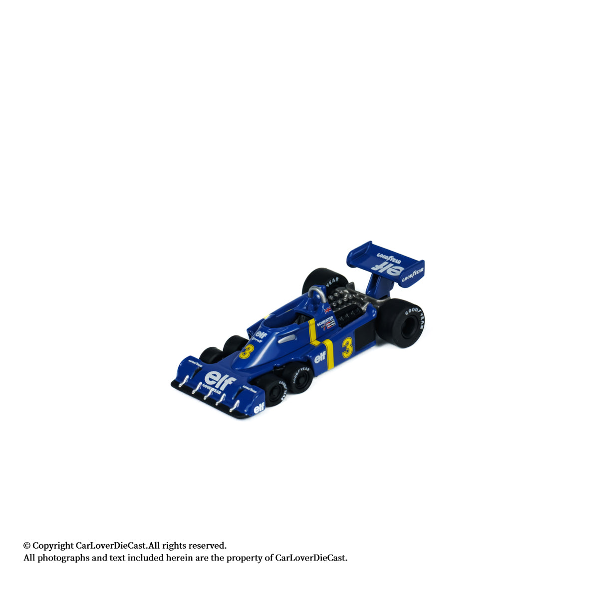 Kyosho 1:64 Tyrrell P34 No.3 1976 Diecast Car Model With Book Simplified Chinese Version (K07038B1-CL) Available Now
