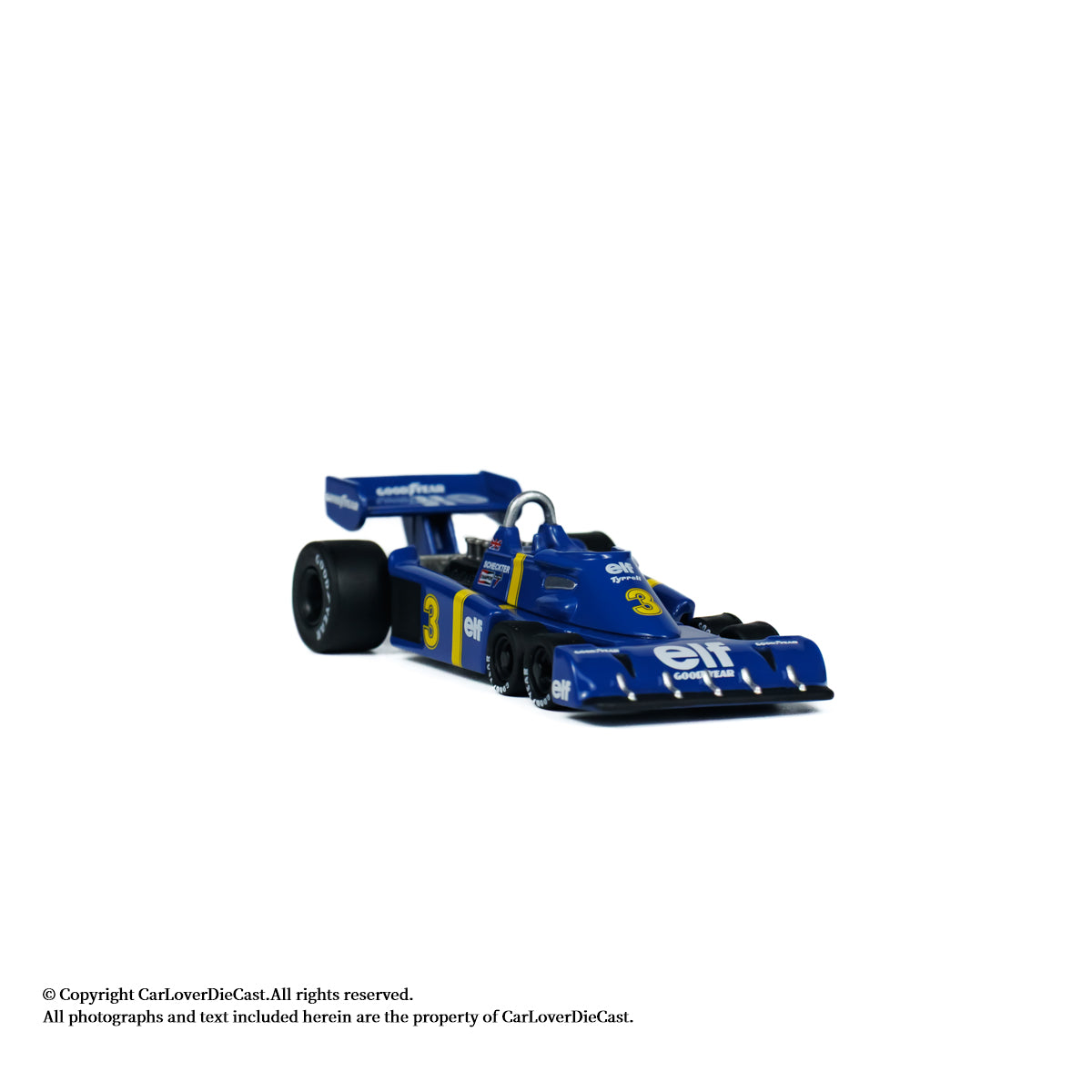 Kyosho 1:64 Tyrrell P34 No.3 1976 Diecast Car Model With Book Simplified Chinese Version (K07038B1-CL) Available Now