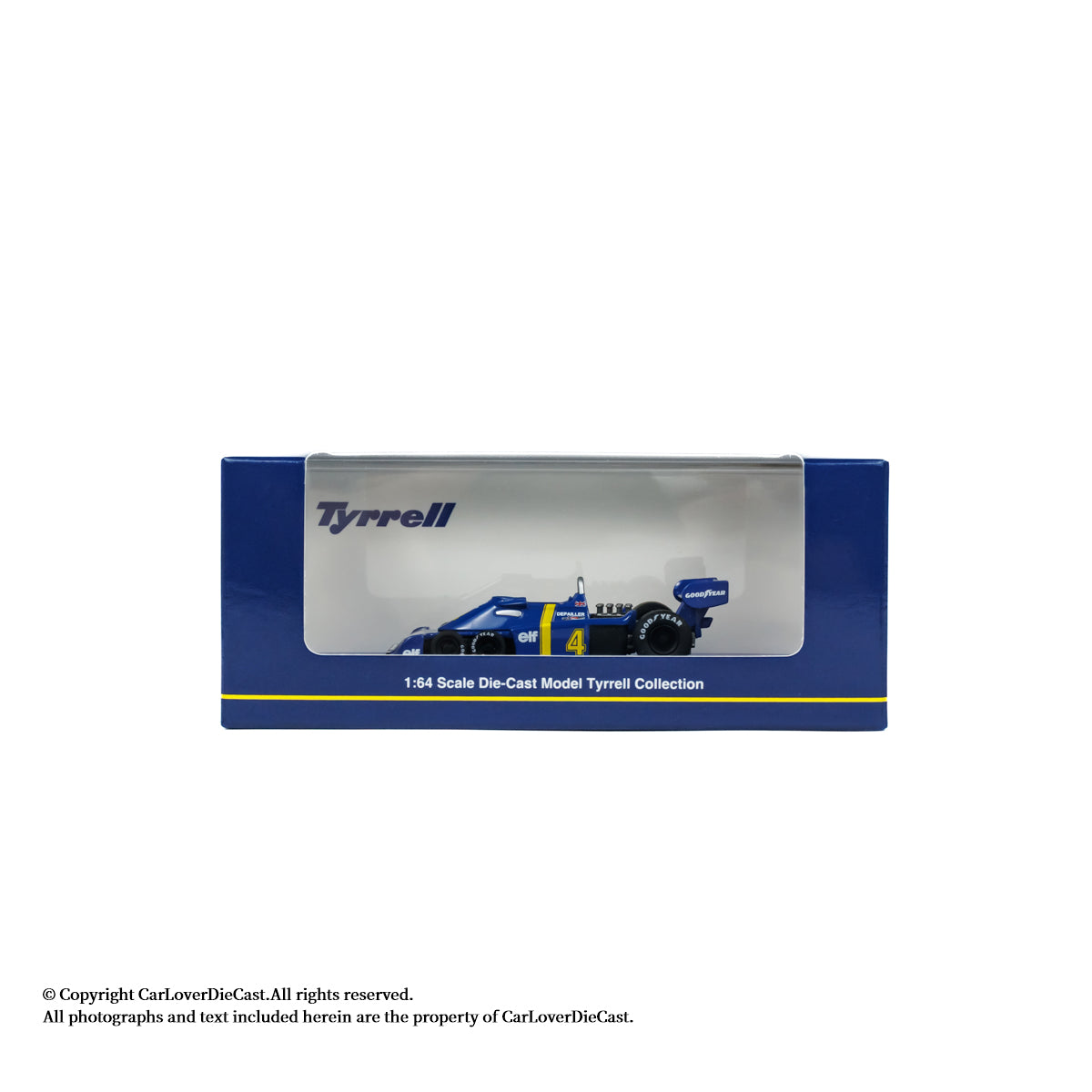Kyosho 1:64 Tyrrell P34 No.4 1976 Diecast Car Model With Book Simplified Chinese Version (K07038B2-CL) Available Now