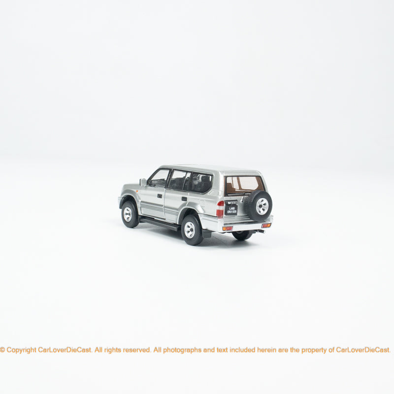 BM Creations 1:64 Toyota Land Cruiser Prado LC95 -Silver (LHD) (64B0351) Diecast Car Model Available Now