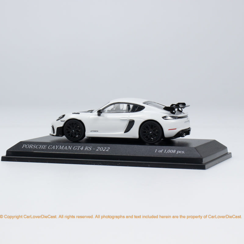 Minichamps 1:64 CLDC Exclusive Porsche Cayman GT4RS - 2022- Blue / Red / White (643062008/643062009/643062010) Diecast Car Model Available Now