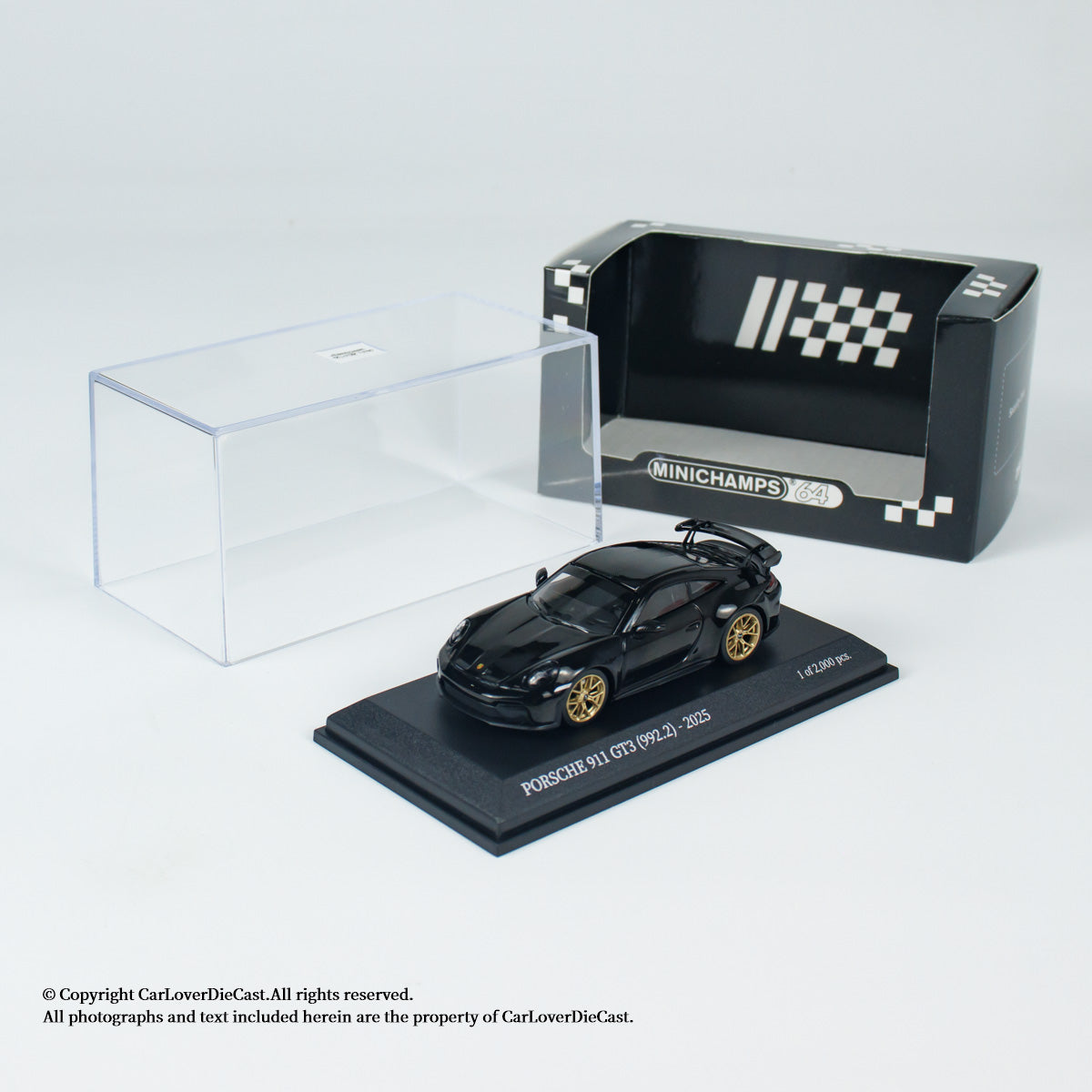 Minichamps 1:64 CLDC Exclusive PORSCHE 911 (992.2) GT3-2025 (643064223-643064227) Diecast Car Model Available In June 2025 Pre Order Now