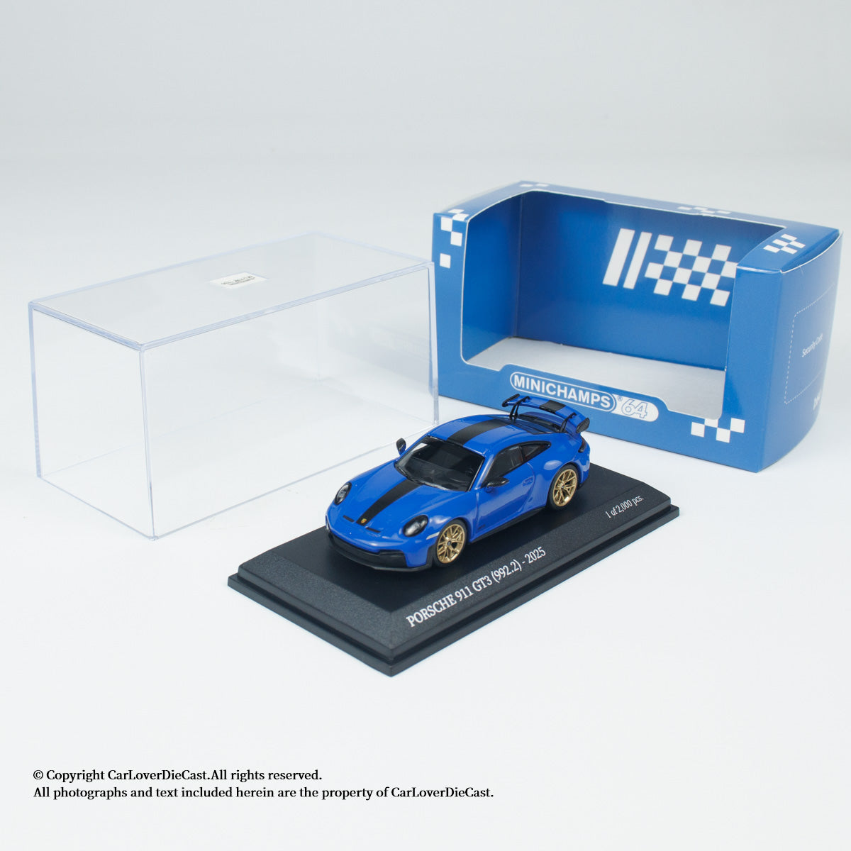 Minichamps 1:64 CLDC Exclusive PORSCHE 911 (992.2) GT3-2025 (643064223-643064227) Diecast Car Model Available In June 2025 Pre Order Now