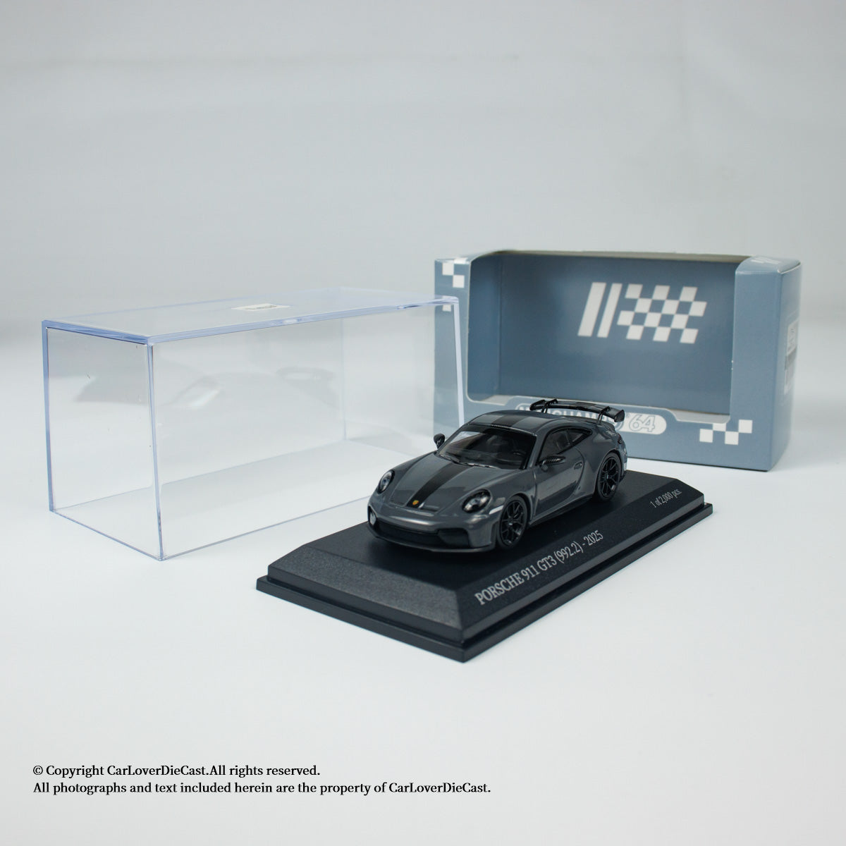 Minichamps 1:64 CLDC Exclusive PORSCHE 911 (992.2) GT3-2025 (643064223-643064227) Diecast Car Model Available In June 2025 Pre Order Now