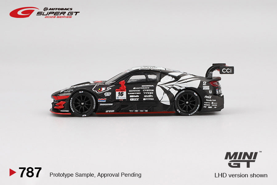 Mini GT 1:64 Honda NSX-GT "Type S" GT500 #16 "ARTA MUGEN NSX-GT " ARTA 2023 SUPER GT Series (MGT00787-BL) Diecast Car Modle Available In July 2025 Pre Order Now