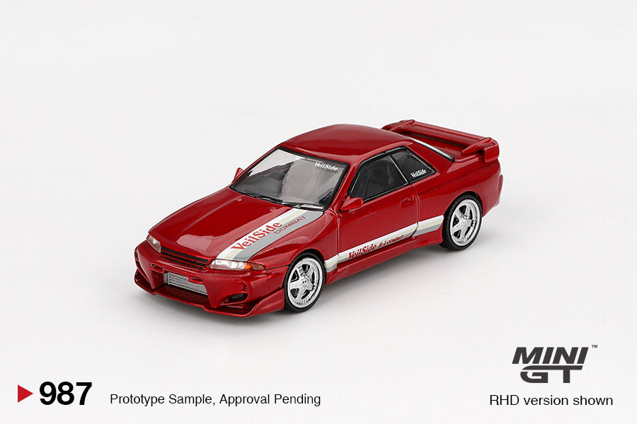Mini GT 1:64 Nissan Skyline GT-R (R32) VeilSide Combat C-I Gem Red (MGT00987) Diecast Car Model Available In July 2025 Pre Order Now