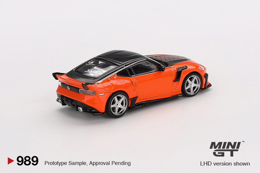 Mini GT 1:64 Nissan Z VeilSide FFZ400 Orange (MGT00989) Diecast Car Model Available In July 2025 Pre Order Now