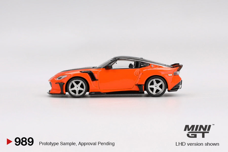 Mini GT 1:64 Nissan Z VeilSide FFZ400 Orange (MGT00989) Diecast Car Model Available In July 2025 Pre Order Now