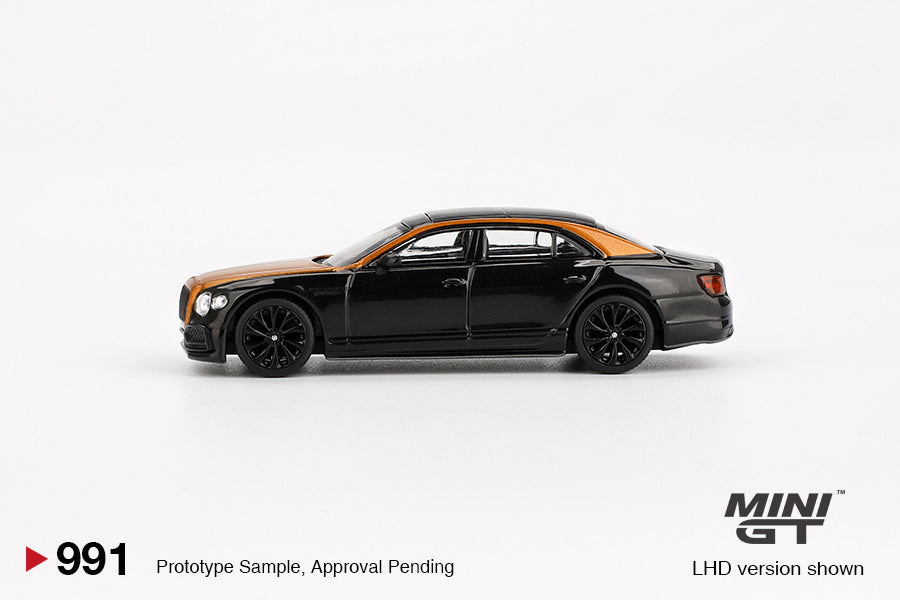 Mini GT 1:64 Bentley Flying Spur Orange Flame / Onyx (MGT00991) Diecast Car Model Available In July 2025 Pre Order Now