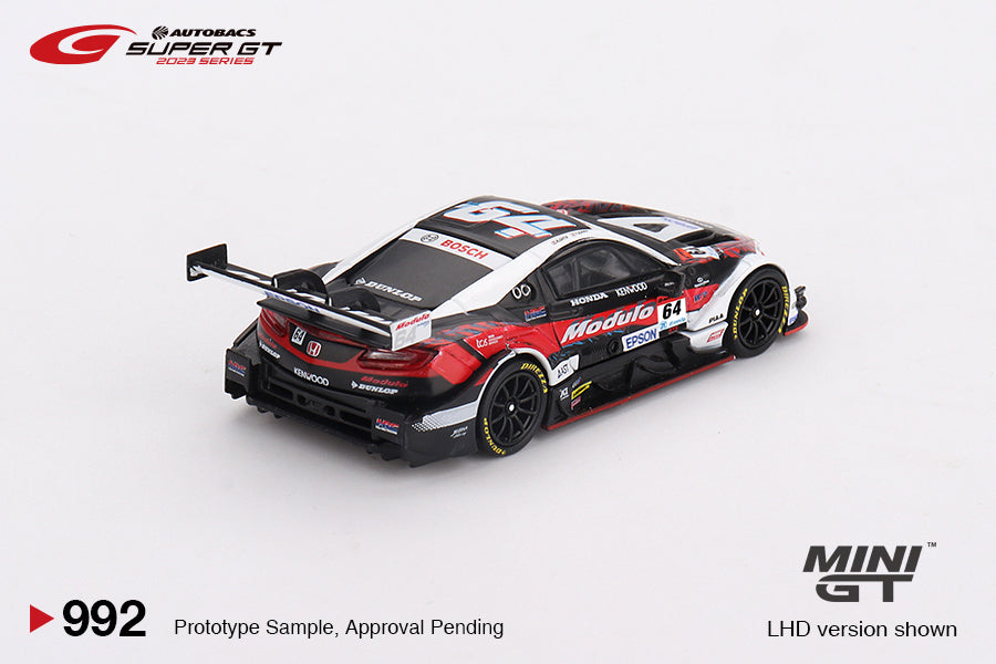 Mini GT 1:64 Honda NSX-GT "Type S" GT500 #64 "Modulo NSX-GT" Modulo Nakajima Racing 2023 SUPER GT Series (MGT00992-BL) Diecast Car Modle Available In July 2025 Pre Order Now