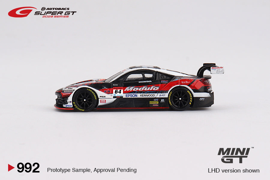 Mini GT 1:64 Honda NSX-GT "Type S" GT500 #64 "Modulo NSX-GT" Modulo Nakajima Racing 2023 SUPER GT Series (MGT00992-BL) Diecast Car Modle Available In July 2025 Pre Order Now