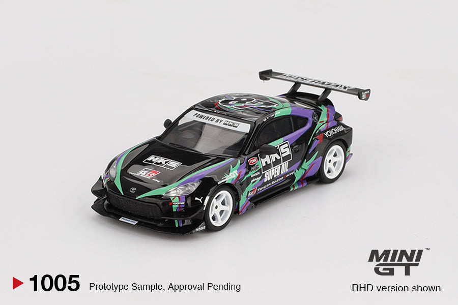 Mini GT 1:64 Toyota GR86 HKS TYPE R 2022 Tokyo Auto Salon (MGT01005) Diecast Car Model Available In July 2025 Pre Order Now
