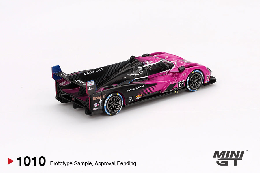 Mini GT 1:64 Cadillac V-Series.R #01 Cadillac Racing 2024 IMSA Petit Le Mans (MGT01010) Diecast Car Model Available In August 2025 Pre Order Now