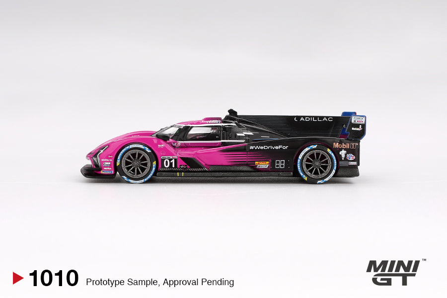Mini GT 1:64 Cadillac V-Series.R #01 Cadillac Racing 2024 IMSA Petit Le Mans (MGT01010) Diecast Car Model Available In August 2025 Pre Order Now