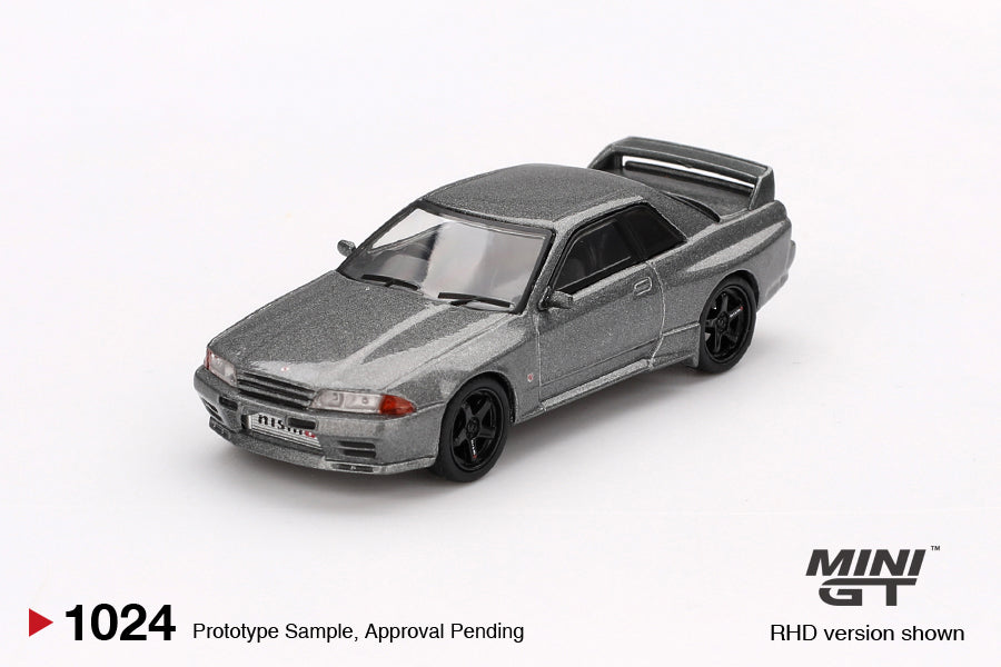 Mini GT 1:64 Nissan Skyline GT-R (NISMO BNR32 CRS Version) Dark Metal Gray (MGT01024) Diecast Car Model Available In July 2025 Pre Order Now