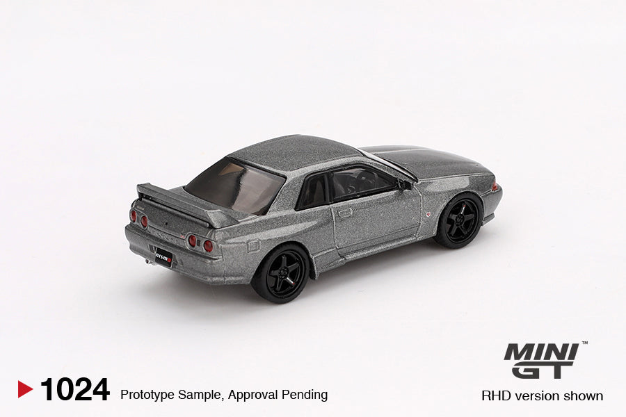Mini GT 1:64 Nissan Skyline GT-R (NISMO BNR32 CRS Version) Dark Metal Gray (MGT01024) Diecast Car Model Available In July 2025 Pre Order Now