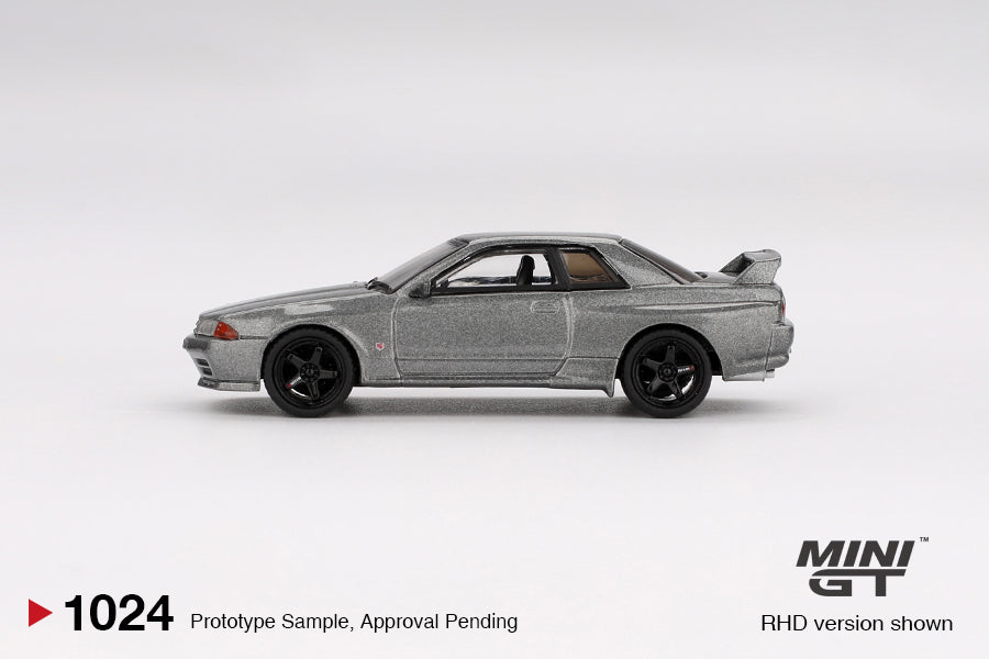 Mini GT 1:64 Nissan Skyline GT-R (NISMO BNR32 CRS Version) Dark Metal Gray (MGT01024) Diecast Car Model Available In July 2025 Pre Order Now