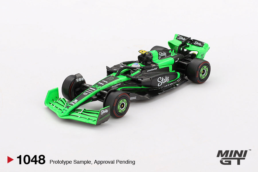 Mini GT 1:64 Kick Sauber C44 #24 Guanyu Zhou 2024 F1 2024 Chinese GP (MGT01048) Diecast Car Model Available In August 2025 Pre Order Now
