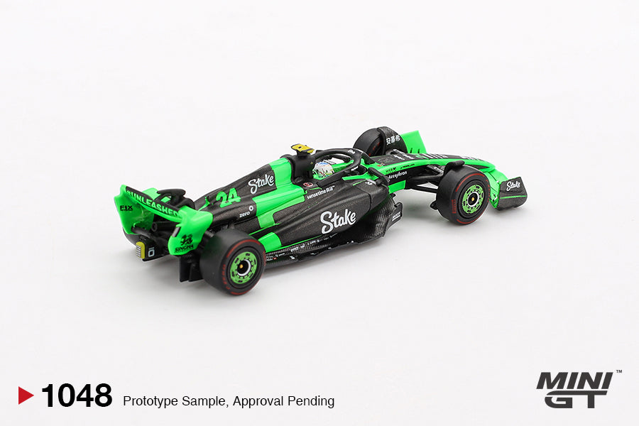 Mini GT 1:64 Kick Sauber C44 #24 Guanyu Zhou 2024 F1 2024 Chinese GP (MGT01048) Diecast Car Model Available In August 2025 Pre Order Now