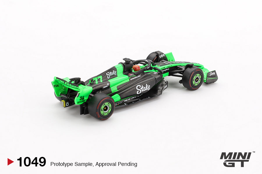 Mini GT 1:64 Kick Sauber C44 #77 Valtteri Bottas 2024 F1 2024 Chinese GP (MGT01049) Diecast Car Model Available In August 2025 Pre Order Now