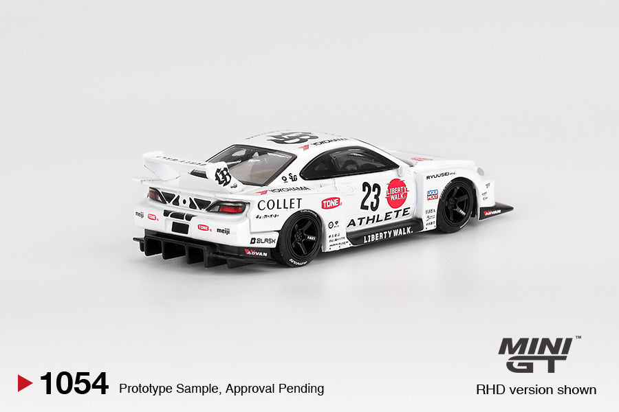 Mini GT 1:64 Nissan LB-Super Silhouette S15 SILVIA ATHLETE (MGT01054) Diecast Car Model Available In August 2025 Pre Order Now